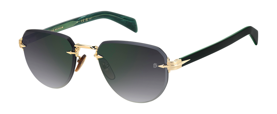 DB 7144/S - Gold Green - Grey Shaded Green Mirror