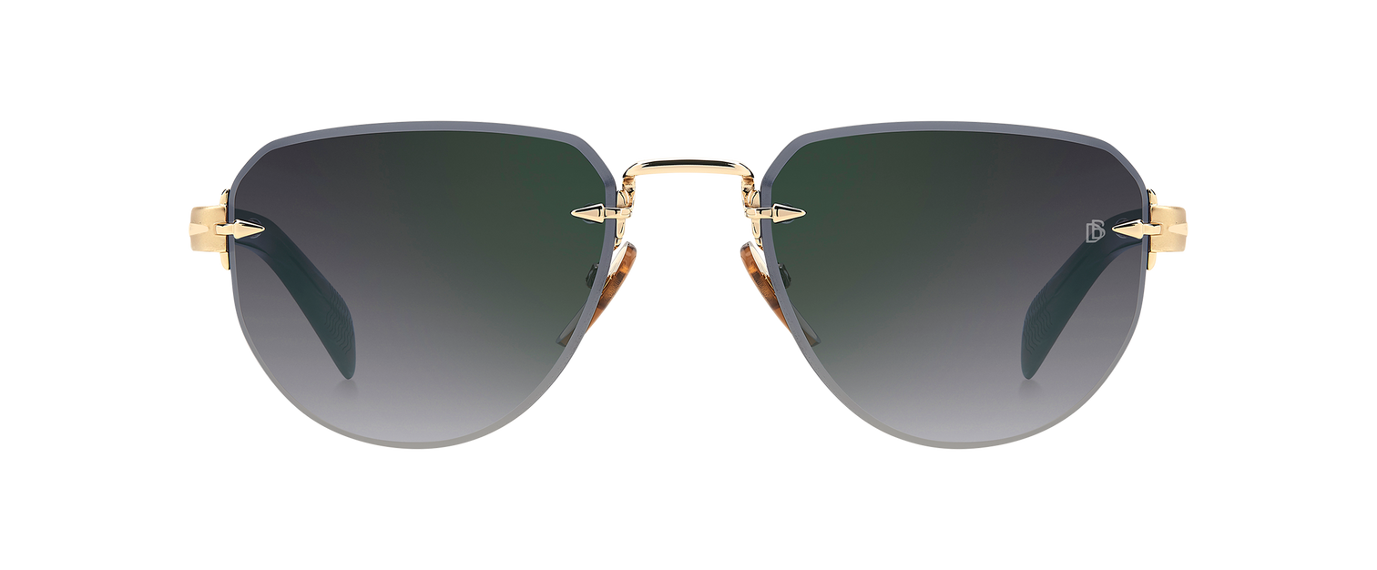 DB 7144/S - Gold Green - Grey Shaded Green Mirror