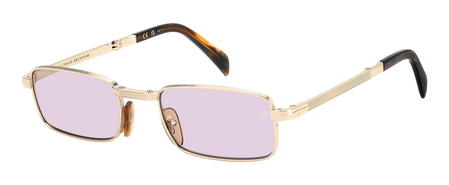 DB 99/ORIGAMI - Gold Brown Horn - Blue Mirror