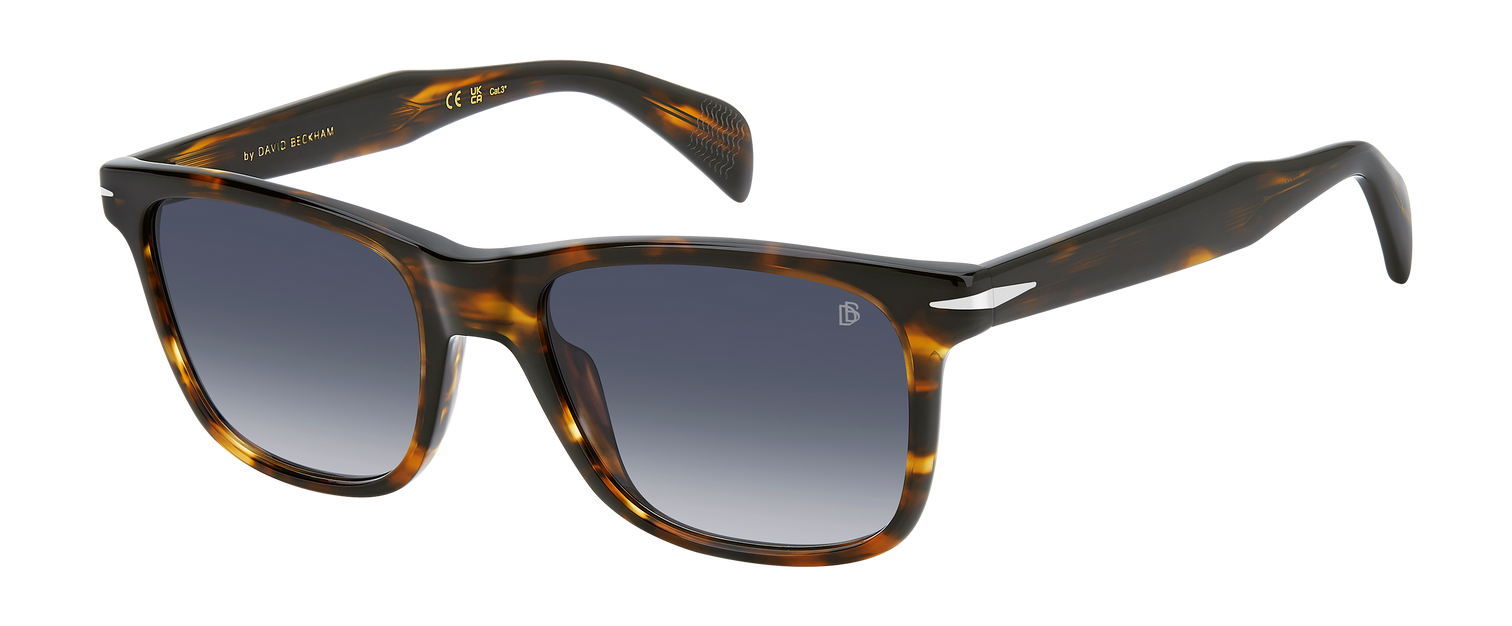 DB 1197/S - Brown Havana - Dk Blue Shaded