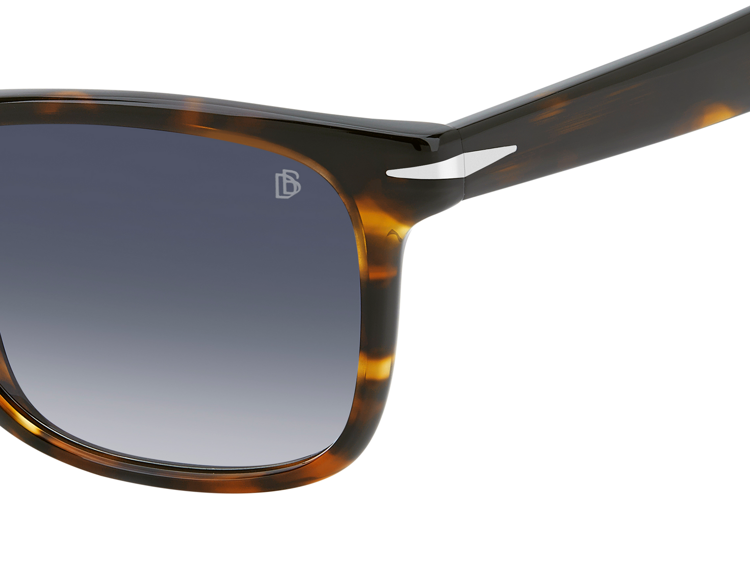 DB 1197/S - Brown Havana - Dk Blue Shaded