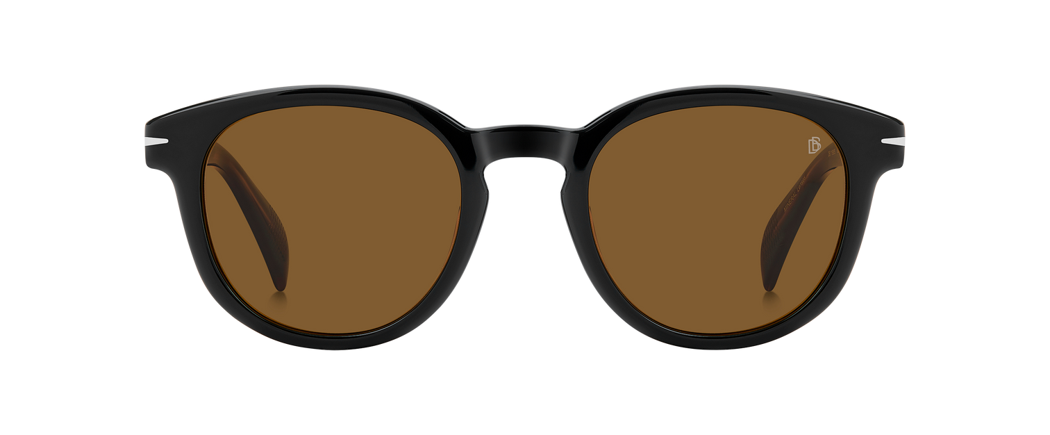 DB 1198/S - Black Striped Brown - Brown Antireflex