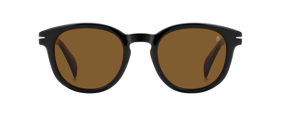 DB 1198/S - Black Striped Brown - Brown Antireflex