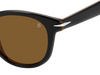 DB 1198/S - Marrone a righe nere - Marrone Antireflex