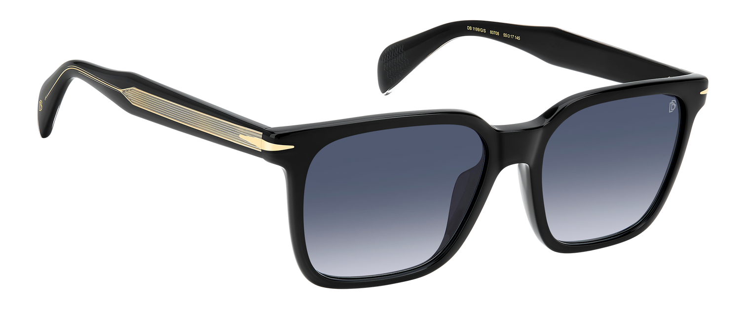 DB 1199/G/S - Nero - Blu scuro sfumato