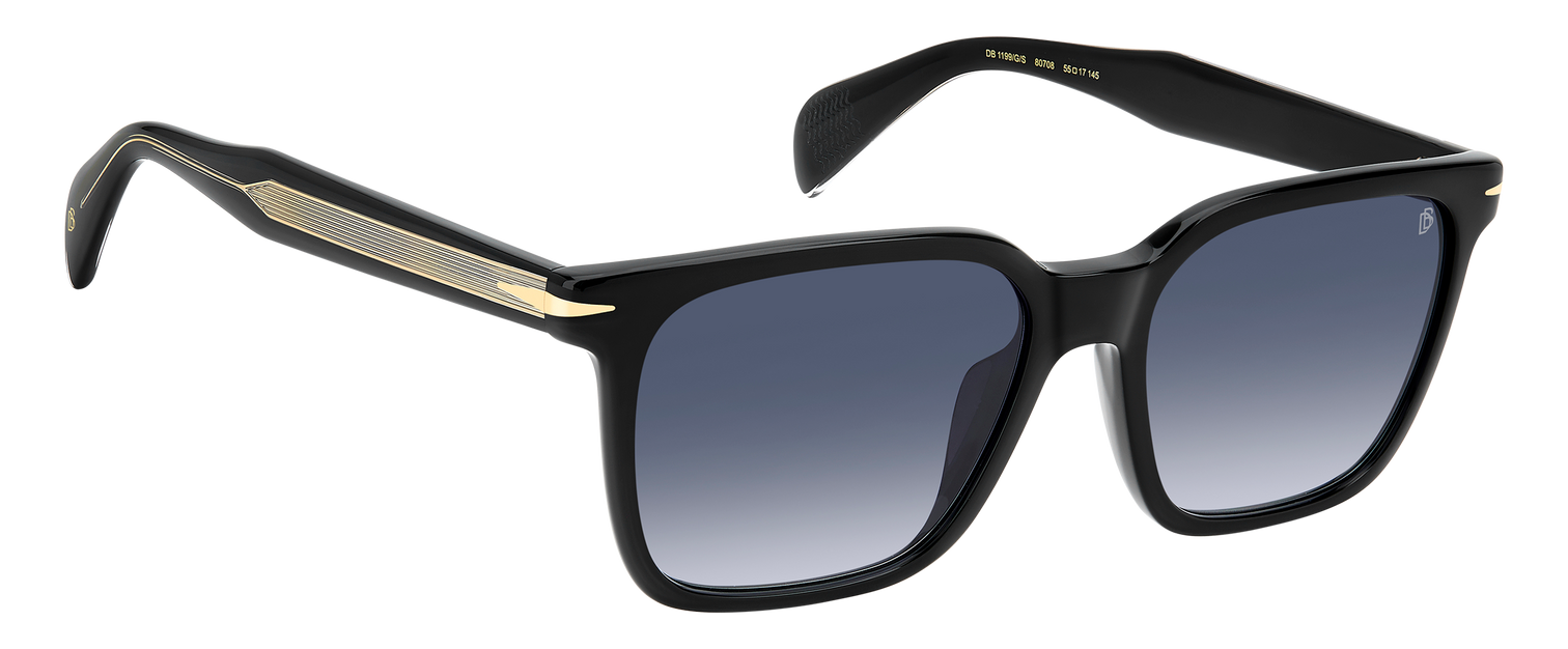 DB 1199/G/S - Black - Green Mirror