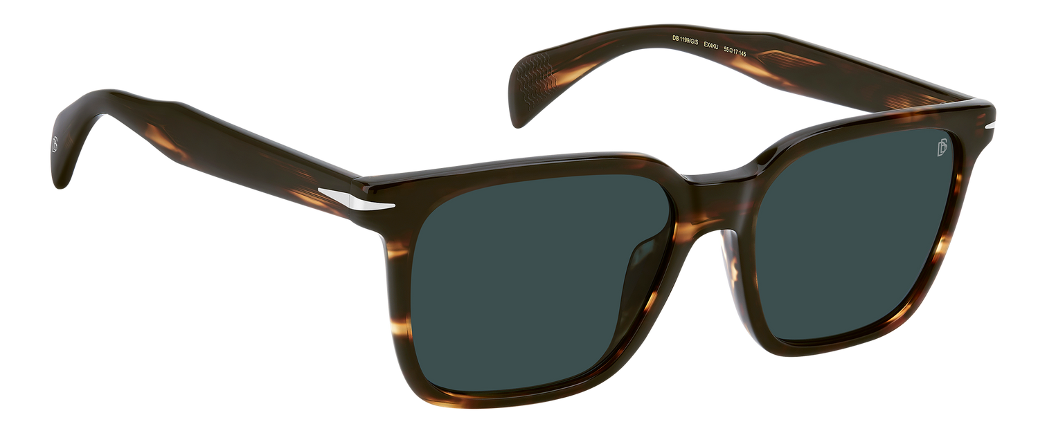 DB 1199/G/S - Brown Horn - Dk Blue Shaded