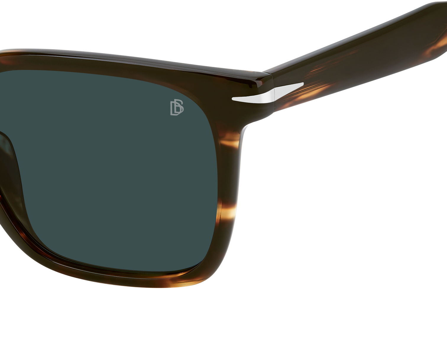 DB 1199/G/S - Brown Horn - Dk Blue Shaded