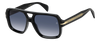 DB 7151/S - Black - Dk Blue Shaded