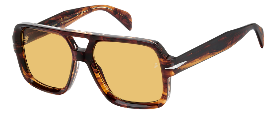 DB 7151/S - Brown Horn - Yellow