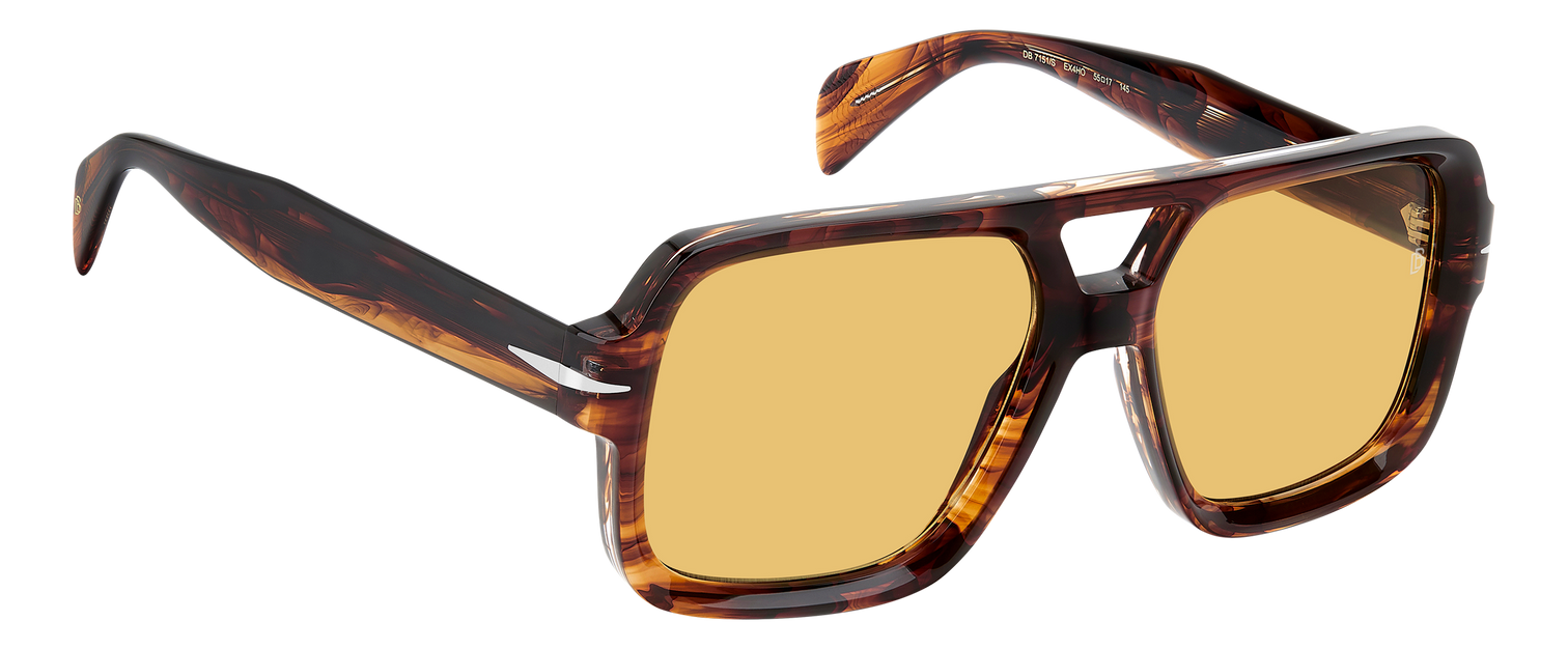 DB 7151/S - Brown Horn - Yellow