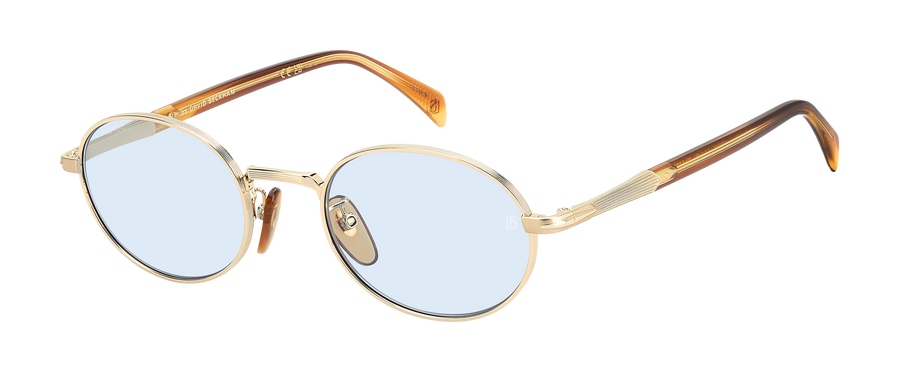 DB 1196/S - Gold Brown Horn - Azure Photocromatic