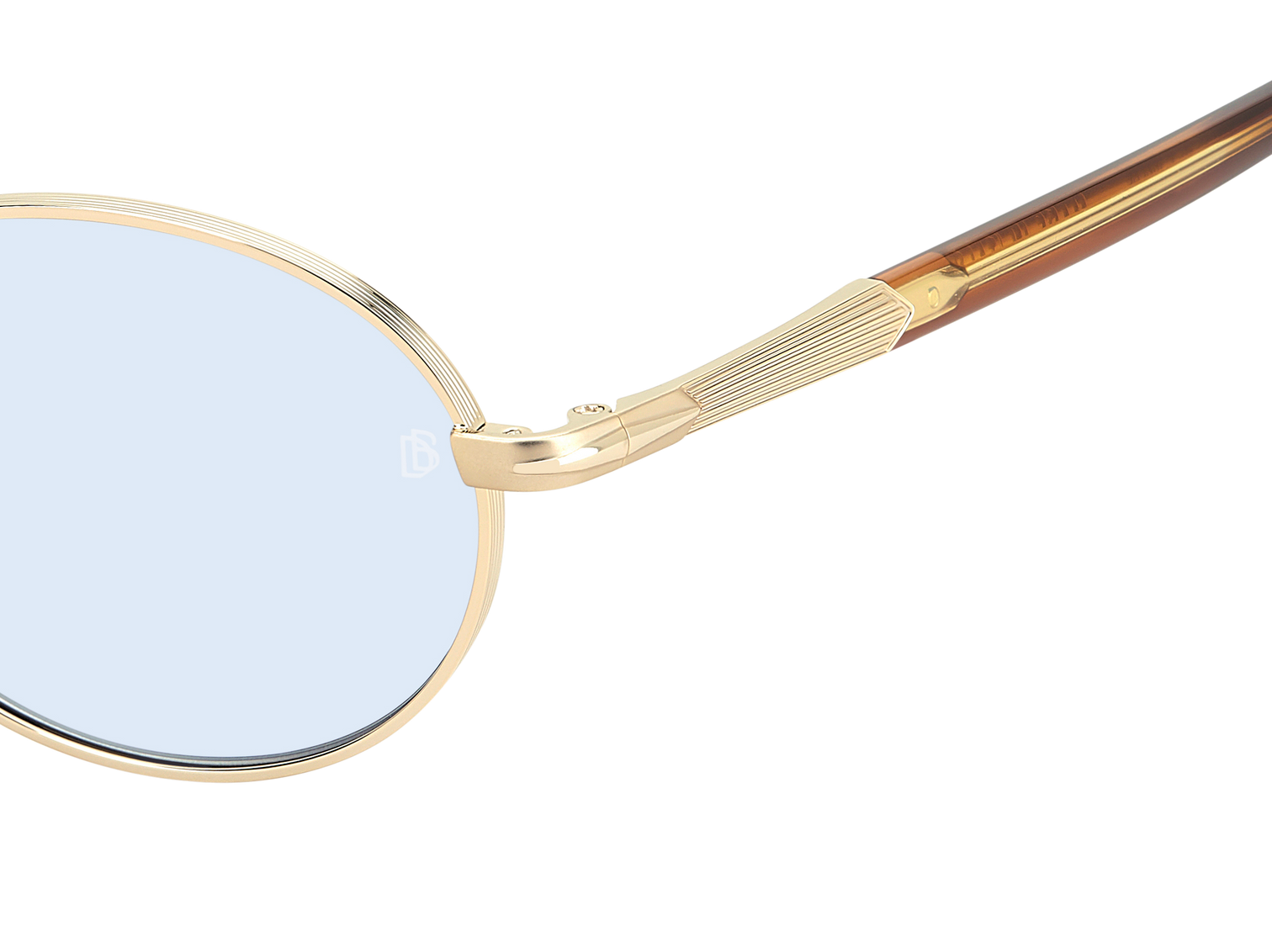 DB 1196/S - Gold Brown Horn - Azure Photocromatic