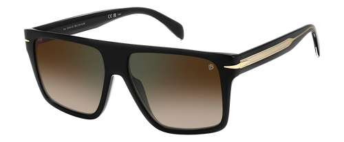 DB 7149/S - Schwarz - Braun schattierter grüner Spiegel