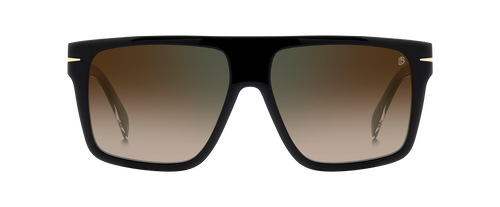 DB 7149/S - Schwarz - Braun schattierter grüner Spiegel