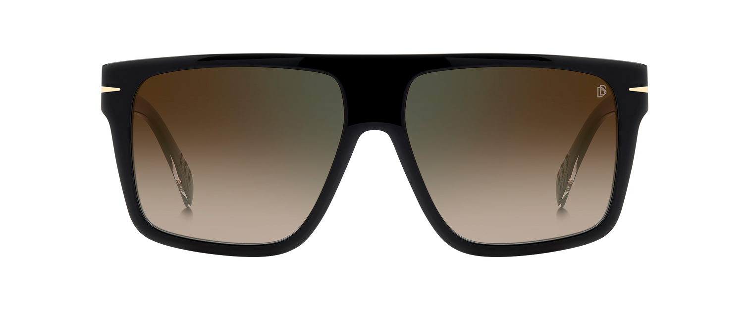 DB 7149/S - Black - Brown Shaded Green Mirror