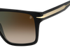 DB 7149/S - Schwarz - Braun schattierter grüner Spiegel