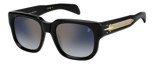 DB 7146/S - Black - Blue Shaded Gold Mirror