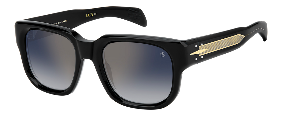 DB 7146/S - Black - Blue Shaded Gold Mirror