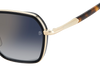 DB 1194/G/S - Or Noir 2 - Miroir d'or nuancé de bleu
