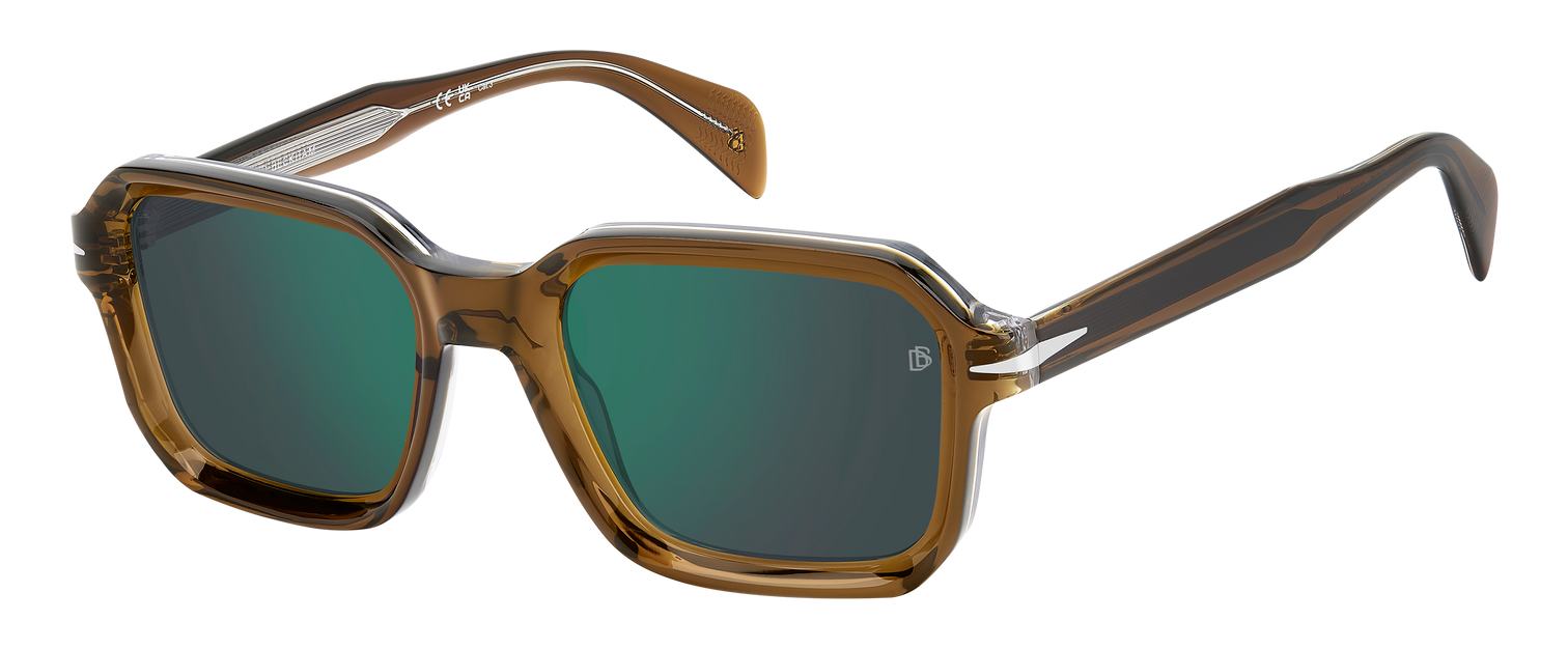 DB 7147/S - Cristallo ocra - Specchio verde