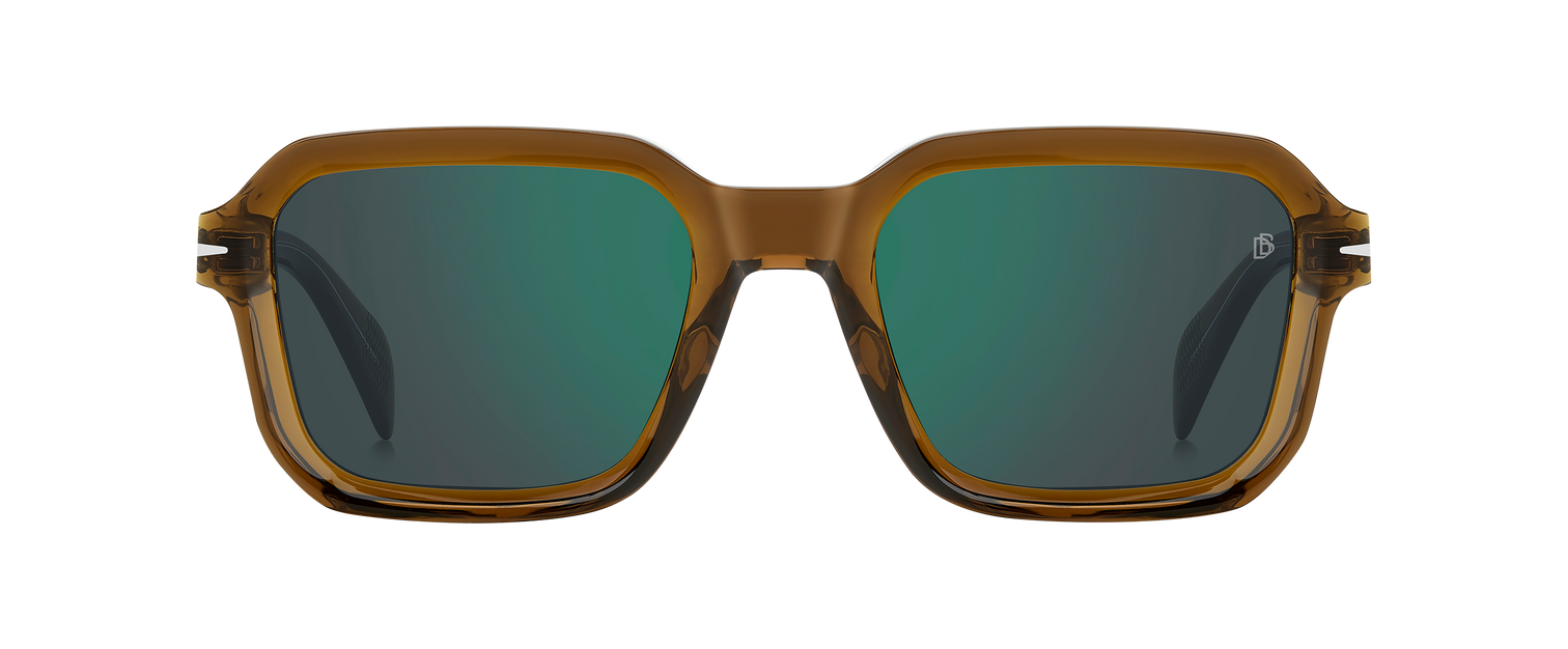 DB 7147/S - Cristallo ocra - Specchio verde