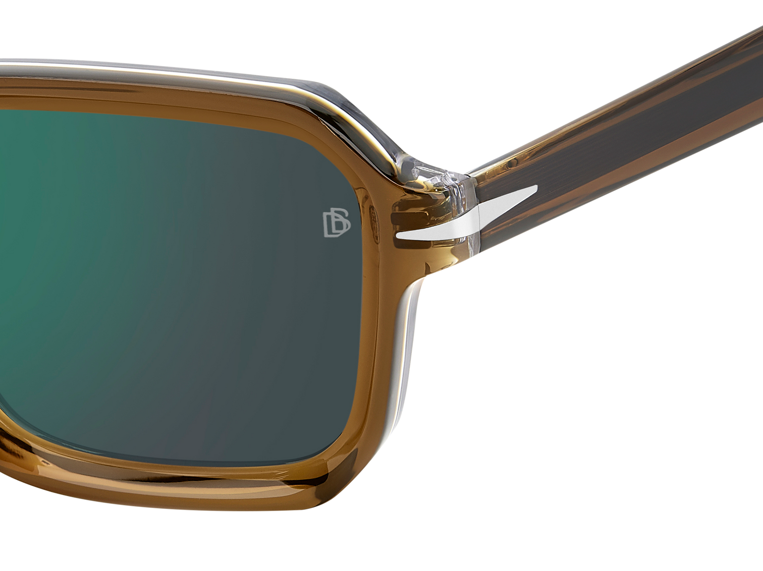 DB 7147/S - Cristallo ocra - Specchio verde