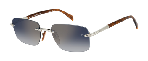 DB 1195/S - Palladium Havana - Blue Shaded Gold Mirror