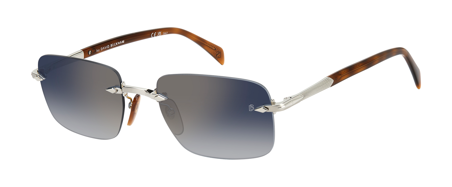 DB 1195/S - Palladium Havana - Blue Shaded Gold Mirror