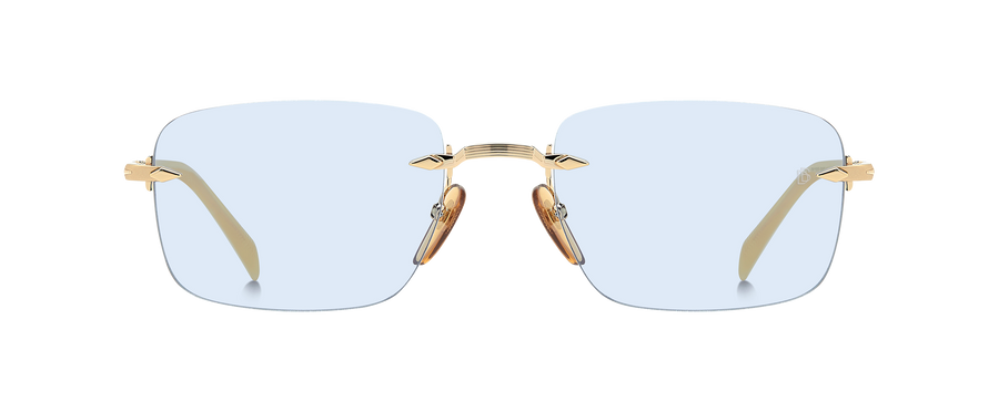 DB 1195/S - Gold Beige Horn - Azure Photocromatic