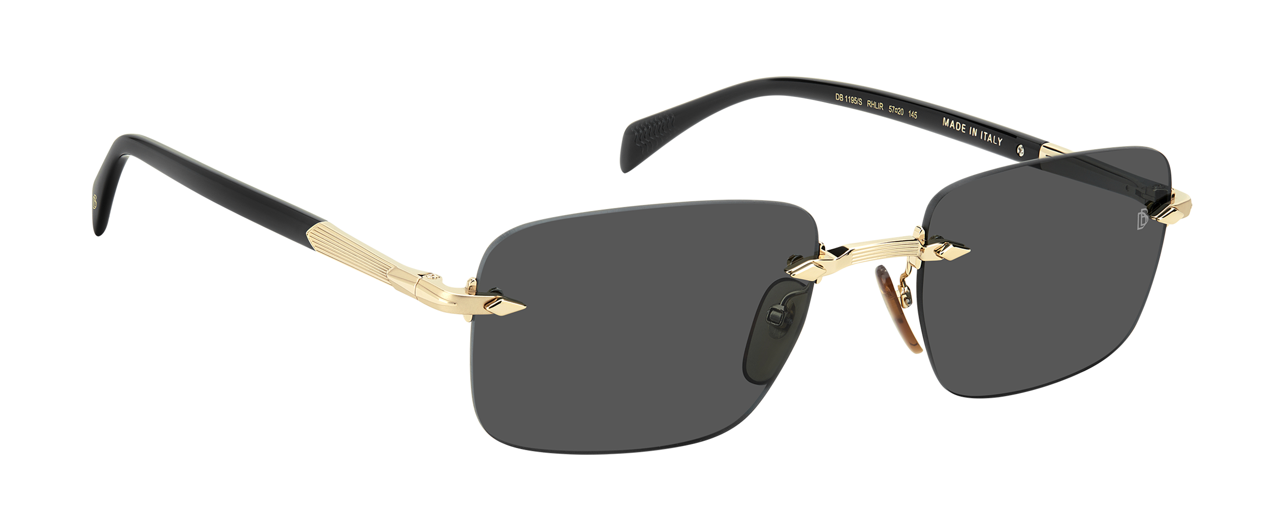 DB 1195/S - Gold Black 2 - Grey – EYEWEAR by DAVID BECKHAM