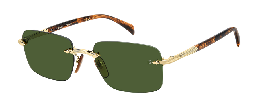 DB 1195/S - Gold Brown Horn - Green