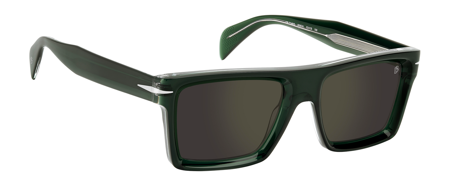 DB 7148/S - Green Crystal - Grey Yellow Mirror