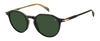 DB 1217/S - Nero a righe Beige - Verde chiaro Antireflex