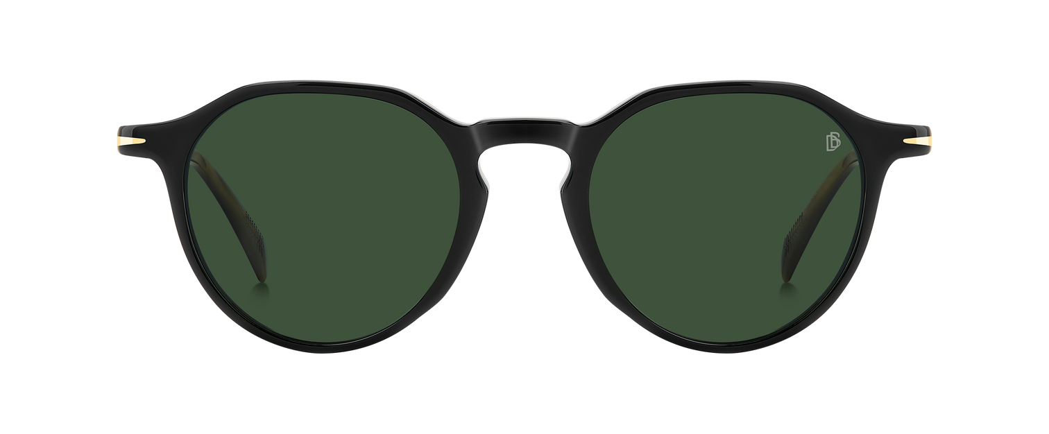 DB 1217/S - Nero a righe Beige - Verde chiaro Antireflex