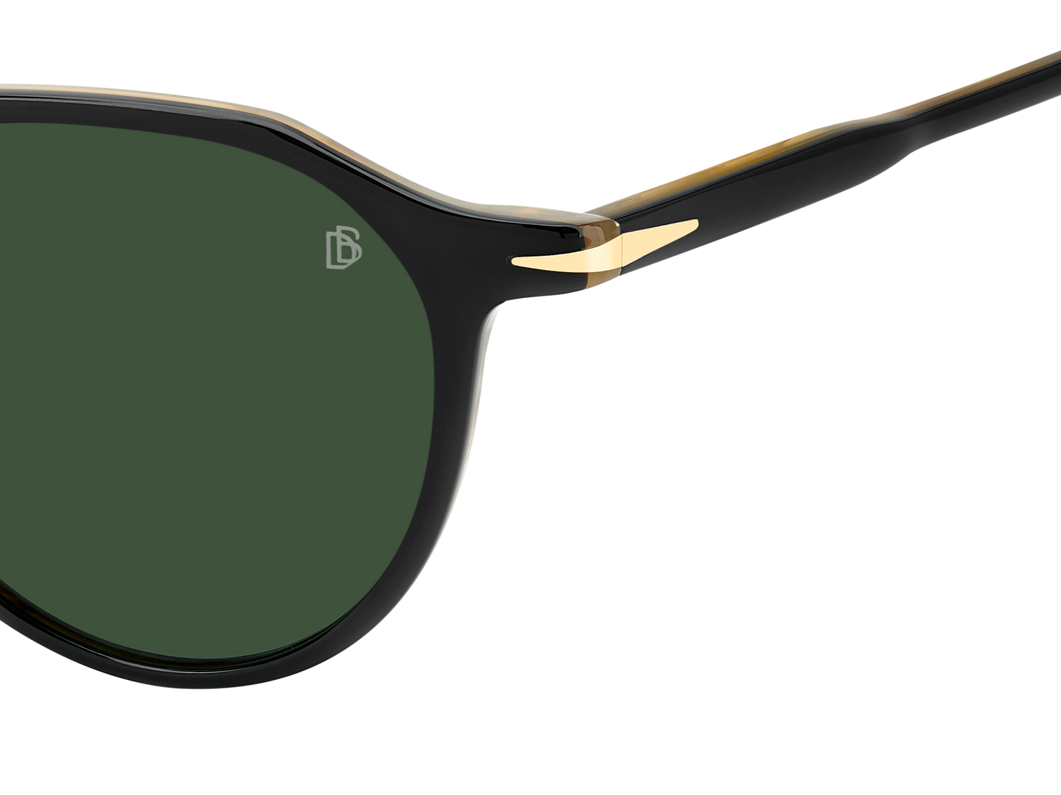 DB 1217/S - Nero a righe Beige - Verde chiaro Antireflex