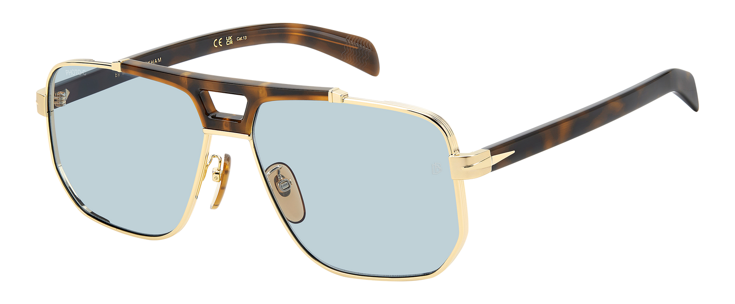 DB 7157/S - Oro Marrone Avana - Blu Fotocromatico Antireflex