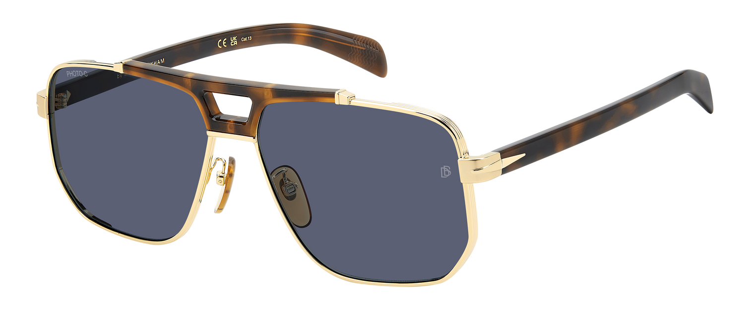 DB 7157/S - Oro Marrone Avana - Blu Fotocromatico Antireflex