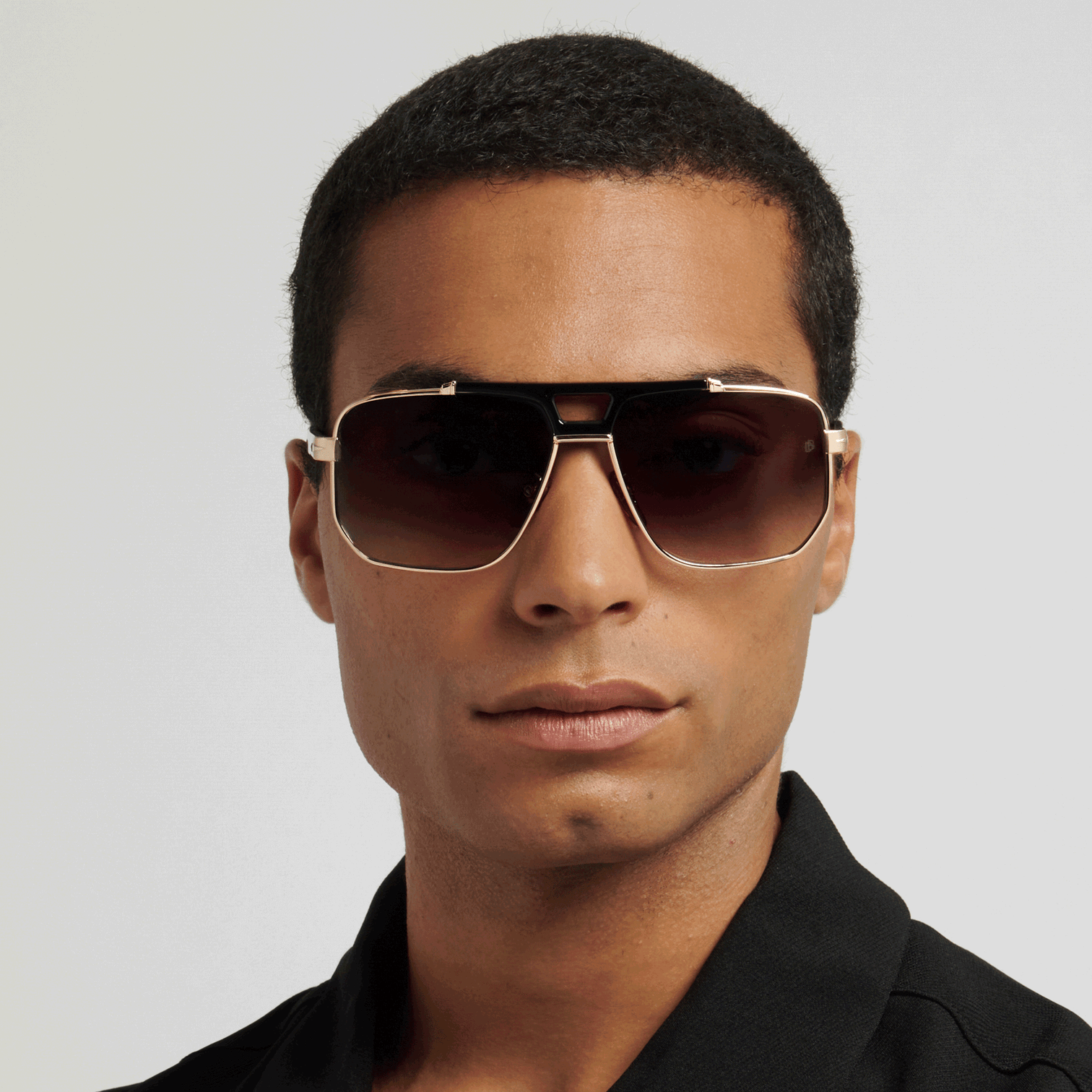 DB 7157/S - Gold Brown Havana - Blue Photochromic Antireflex