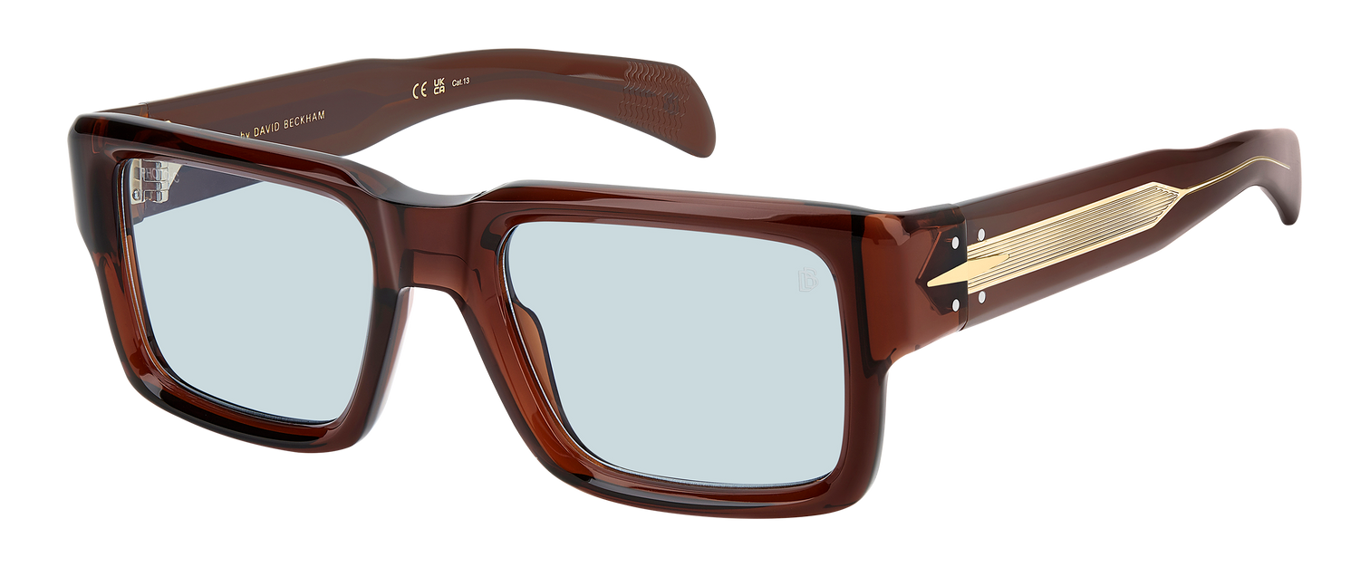 DB 7159/S - Marrone - Blu fotocromatico Antireflex