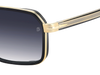 DB 7158/S - Or Noir 2 - Bleu foncé nuancé