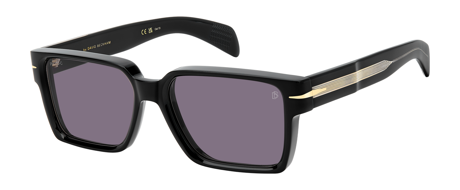 DB 7162/S - Black - Violet To Grey Photochromatic