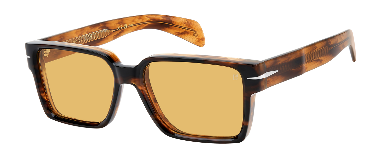 DB 7162/S - Brown Horn - Yellow