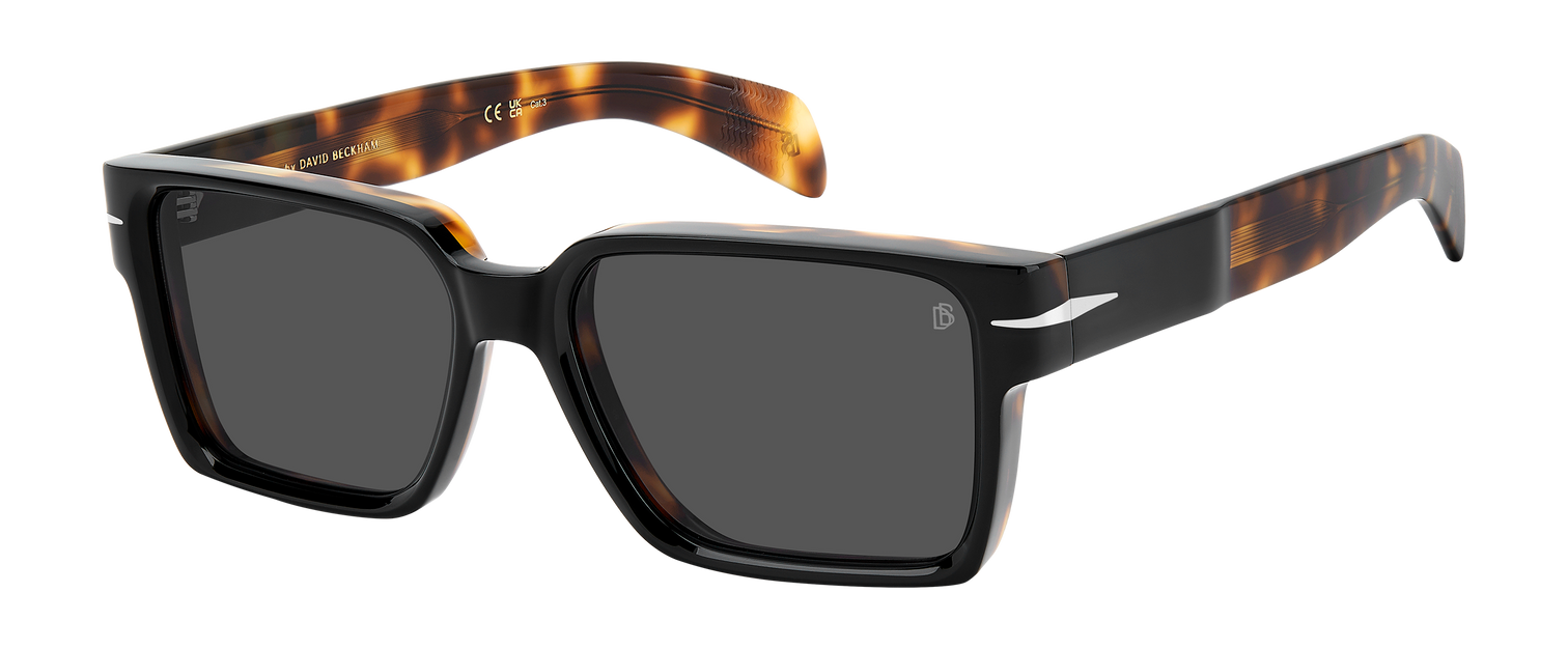 DB 7162/S - Black Havana - Grey