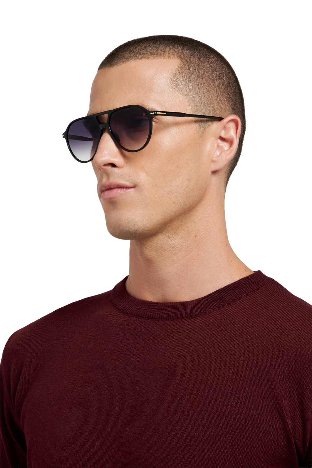 DB 1218/S - Black - Grey Shaded