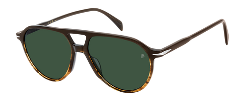 DB 1218/S - Brown Shaded Horn - Green