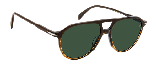 DB 1218/S - Brown Shaded Horn - Green