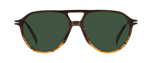 DB 1218/S - Brown Shaded Horn - Green