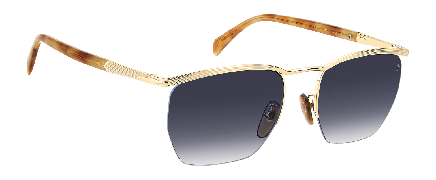 DB 1225/S - Oro Marrone Avana - Blu sfumato Antireflex