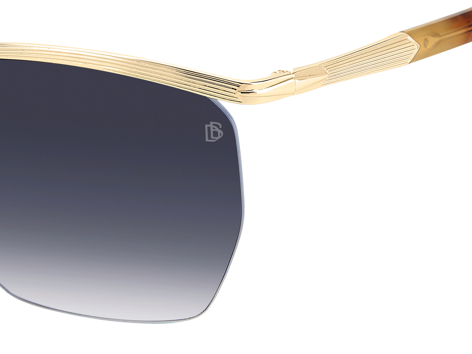 DB 1225/S - Oro Marrone Avana - Blu sfumato Antireflex